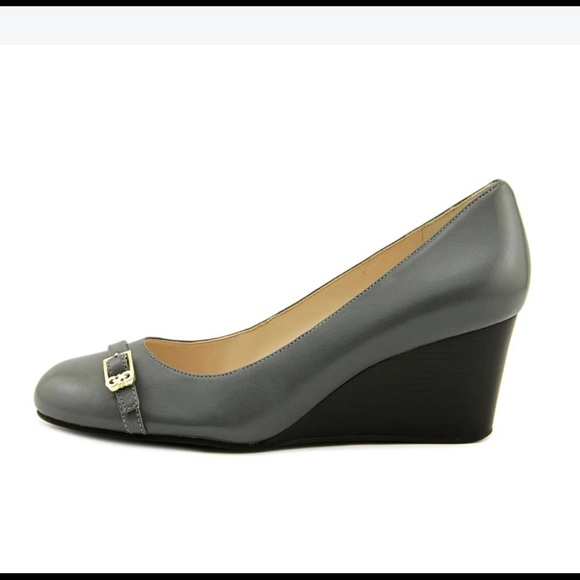 Cole Haan Shoes - Cole Haan Gray Wedge Elsie Shoes Size 8.5